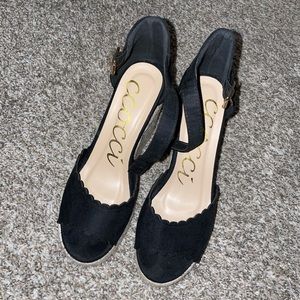 Ccocci Black Wedges